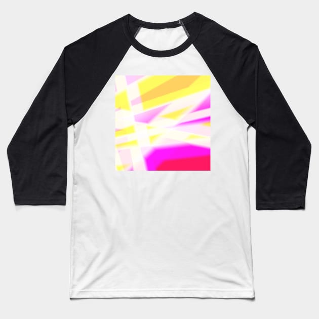 multicolored gradient Baseball T-Shirt by Artistic_st
